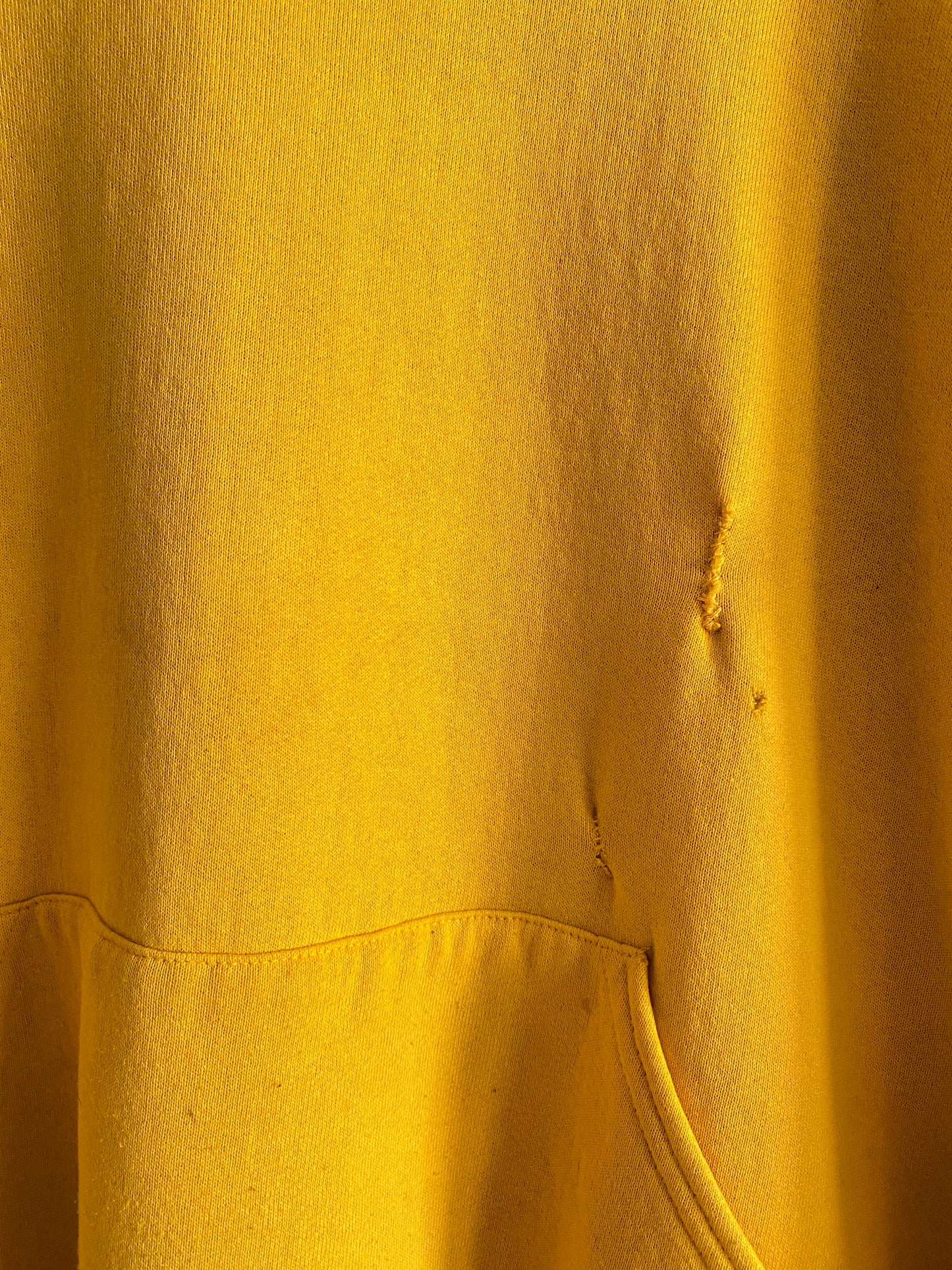 Y2K Faded Yellow Russell hoodie