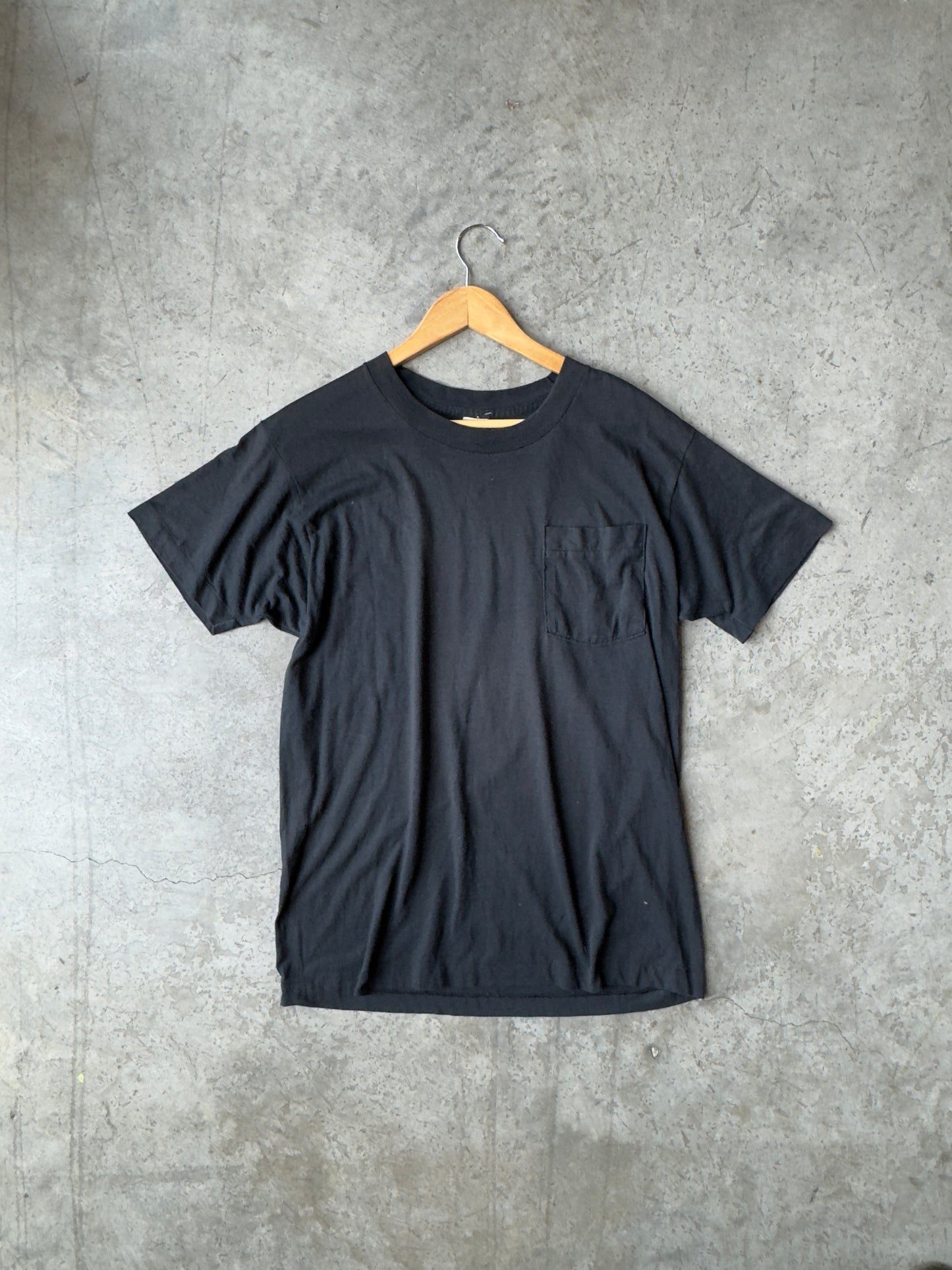 1980s FOTL Faded Black Pocket Tee