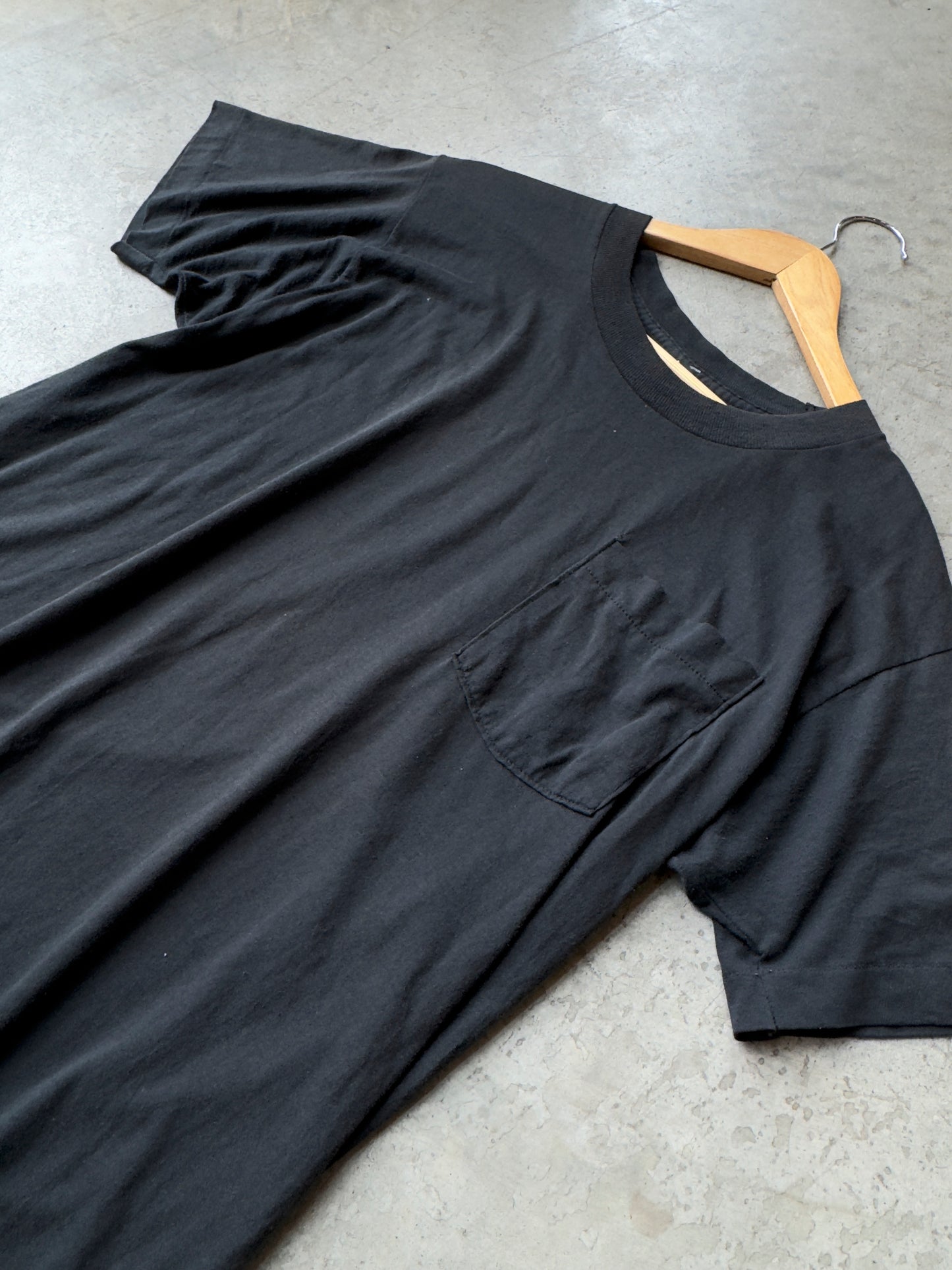 1980s FOTL Faded Black Pocket Tee