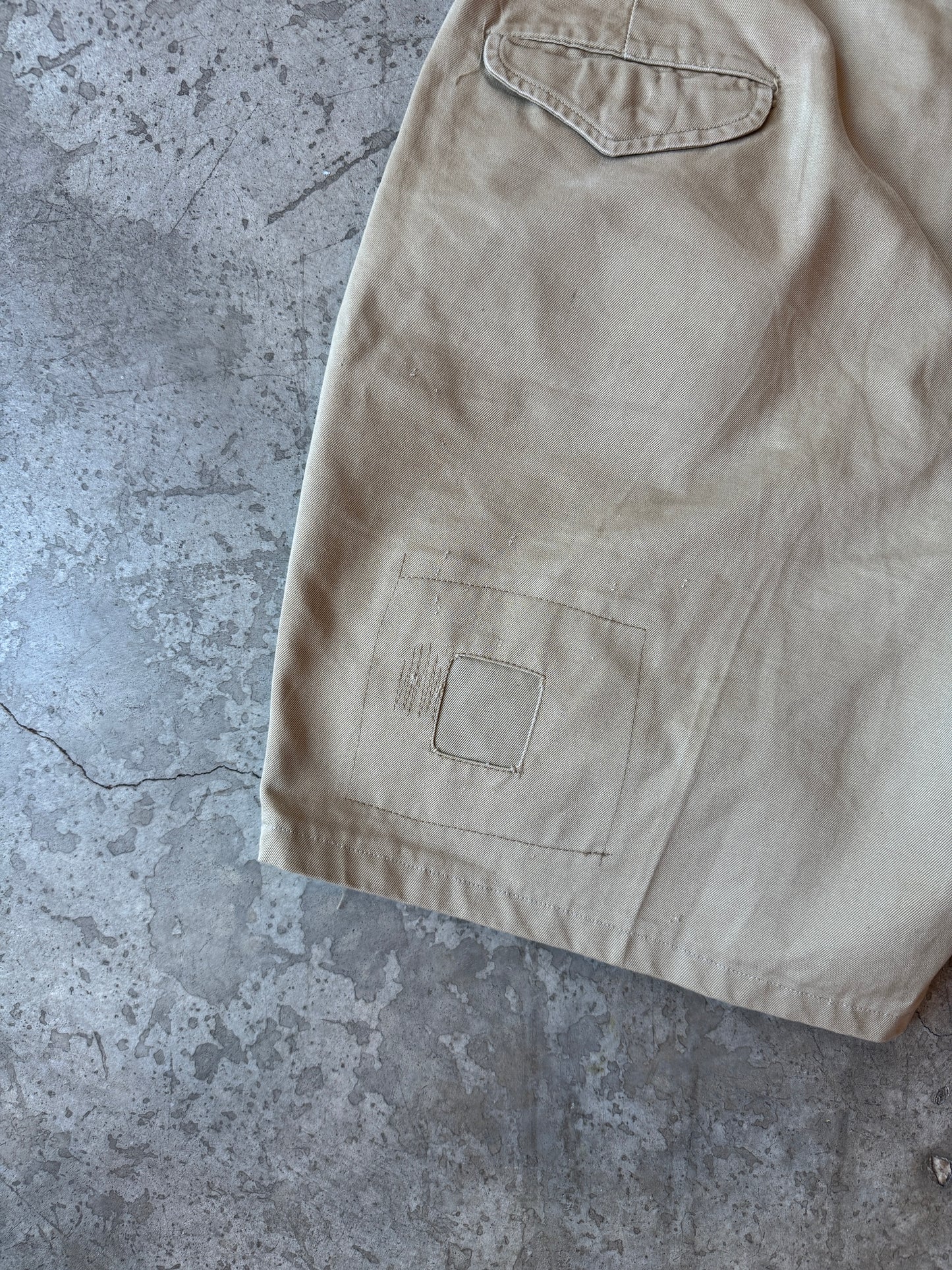 1950s Patched Officer Chino Shorts