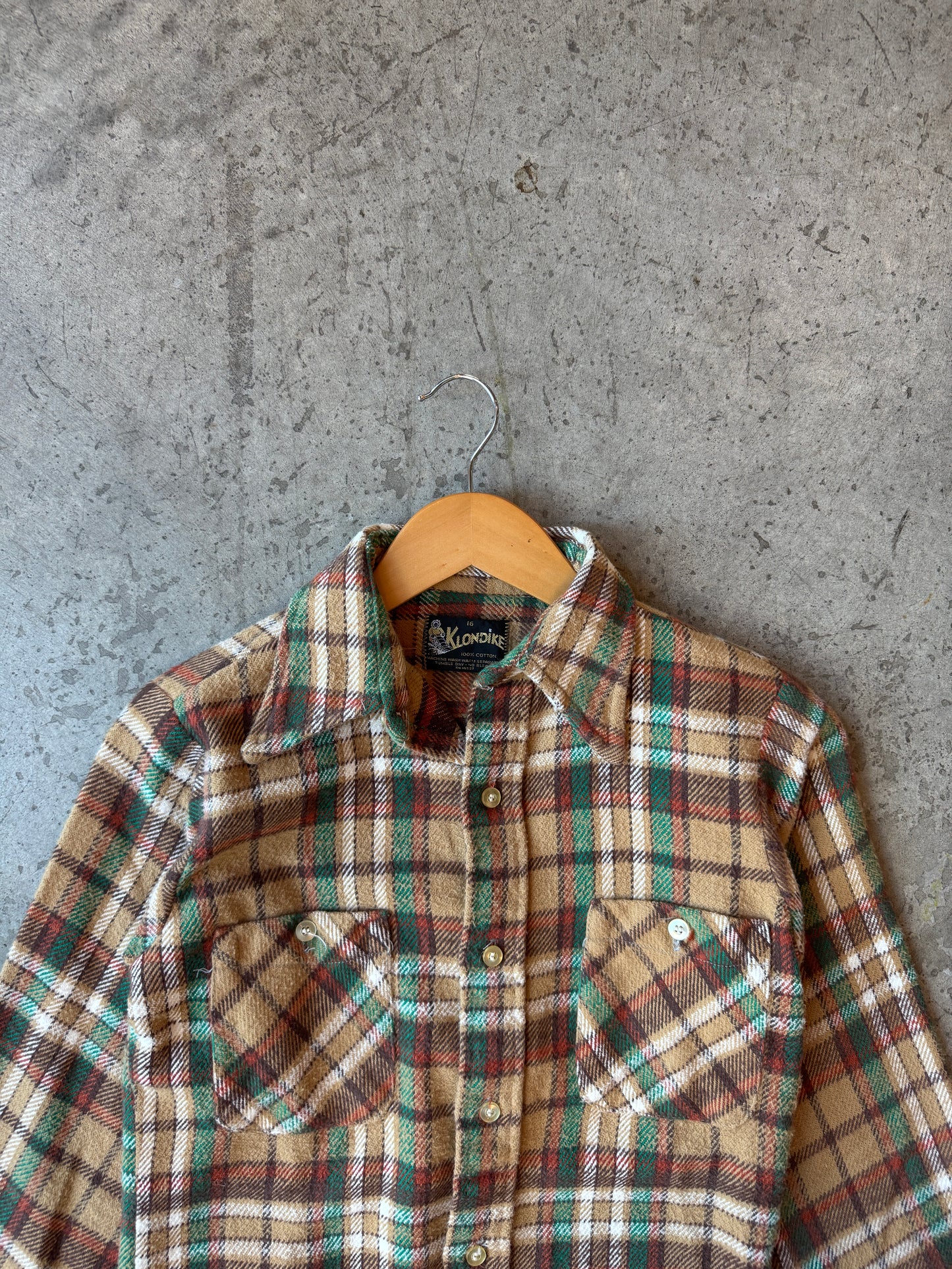1970s Klondike Flannel