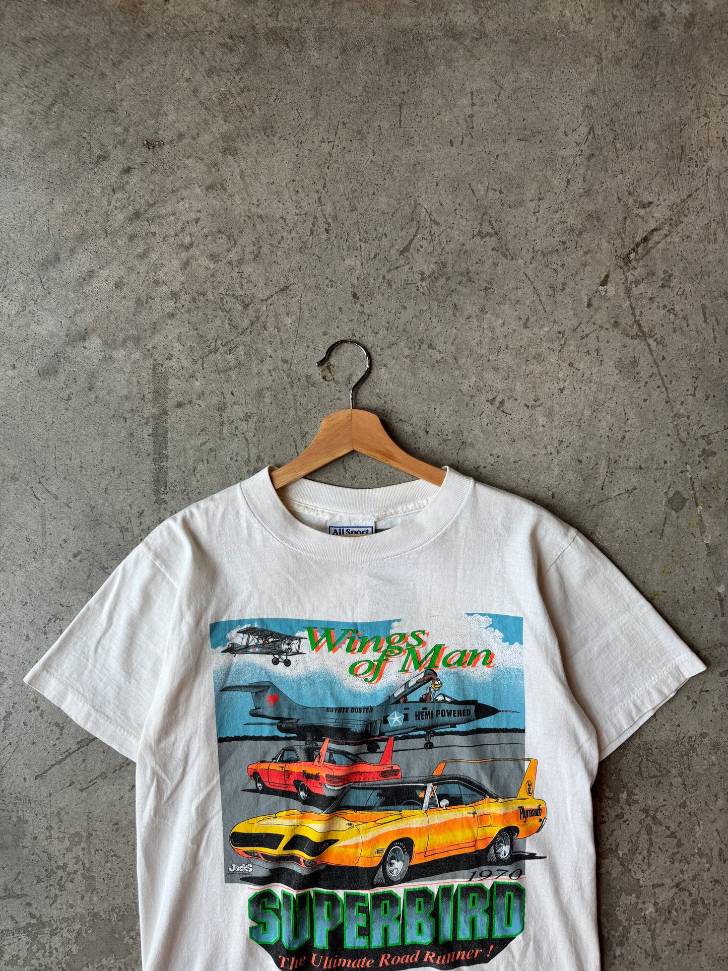 1990s Wings Of Man Tee