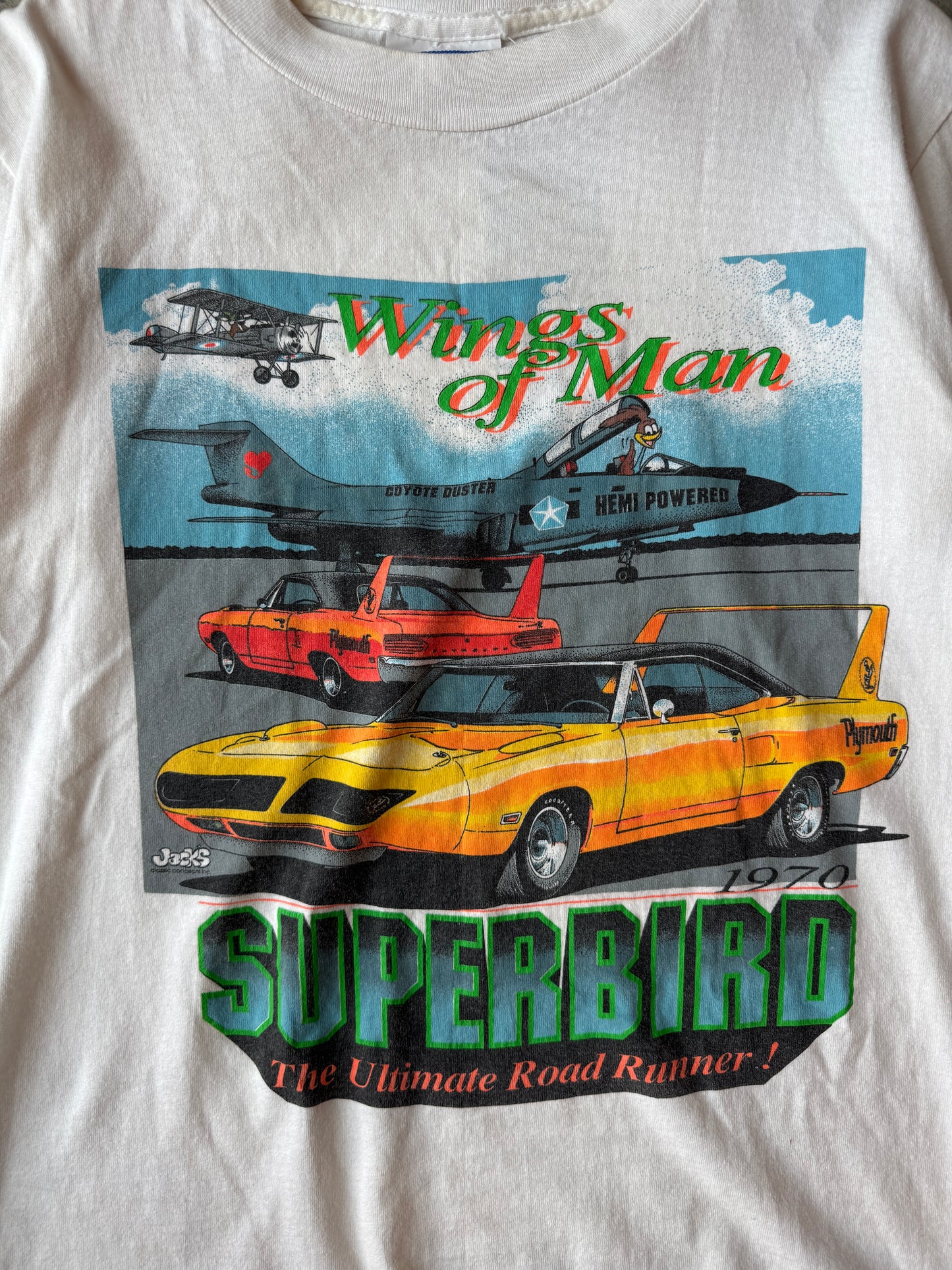 1990s Wings Of Man Tee