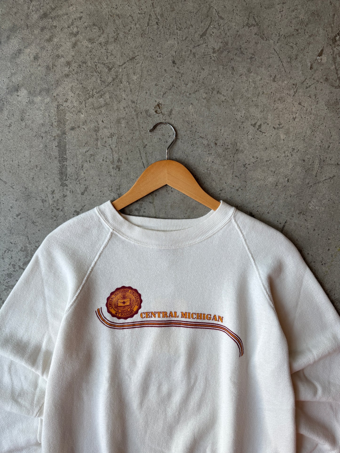 1970s Central Michigan Raglan