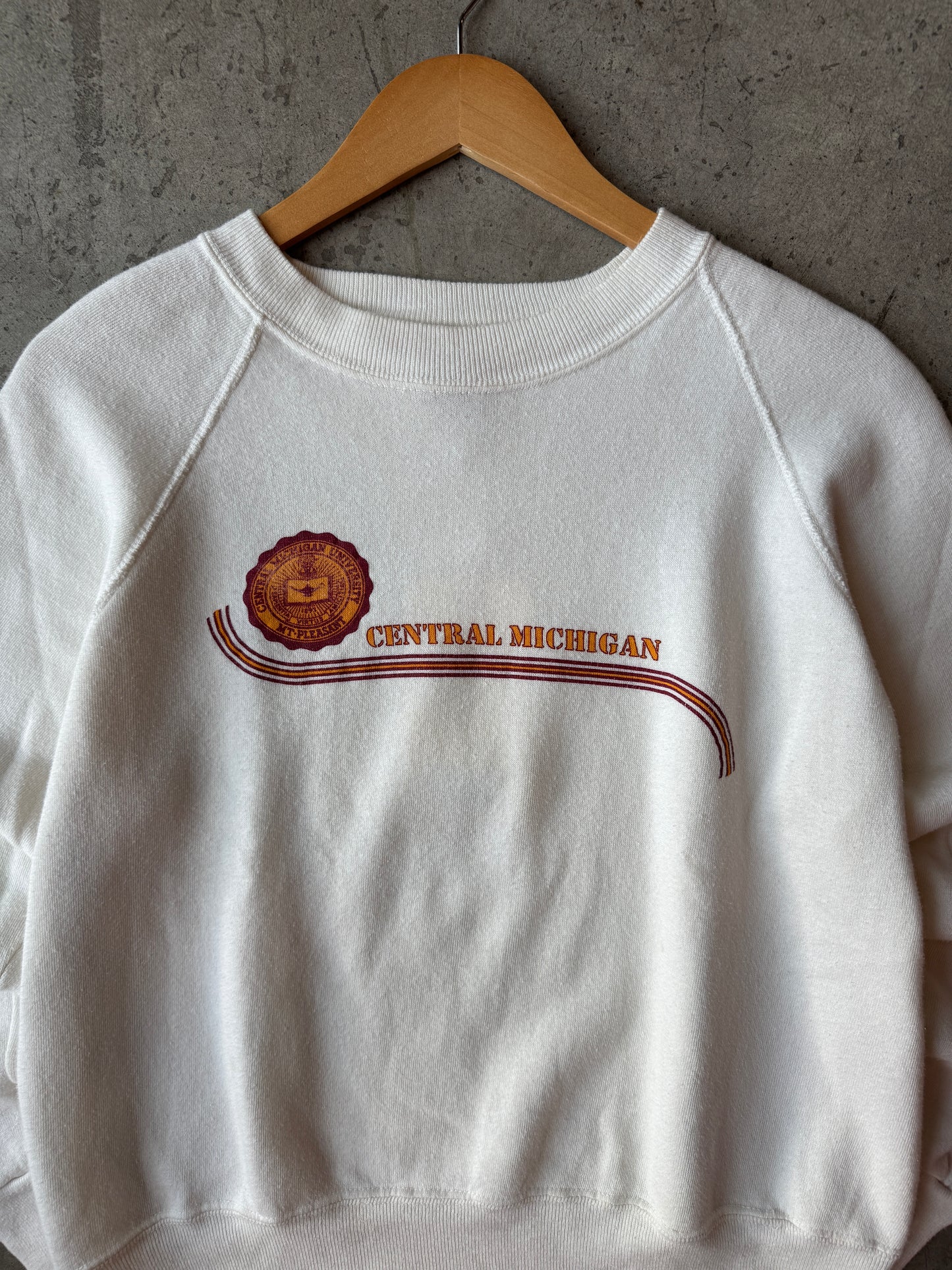 1970s Central Michigan Raglan