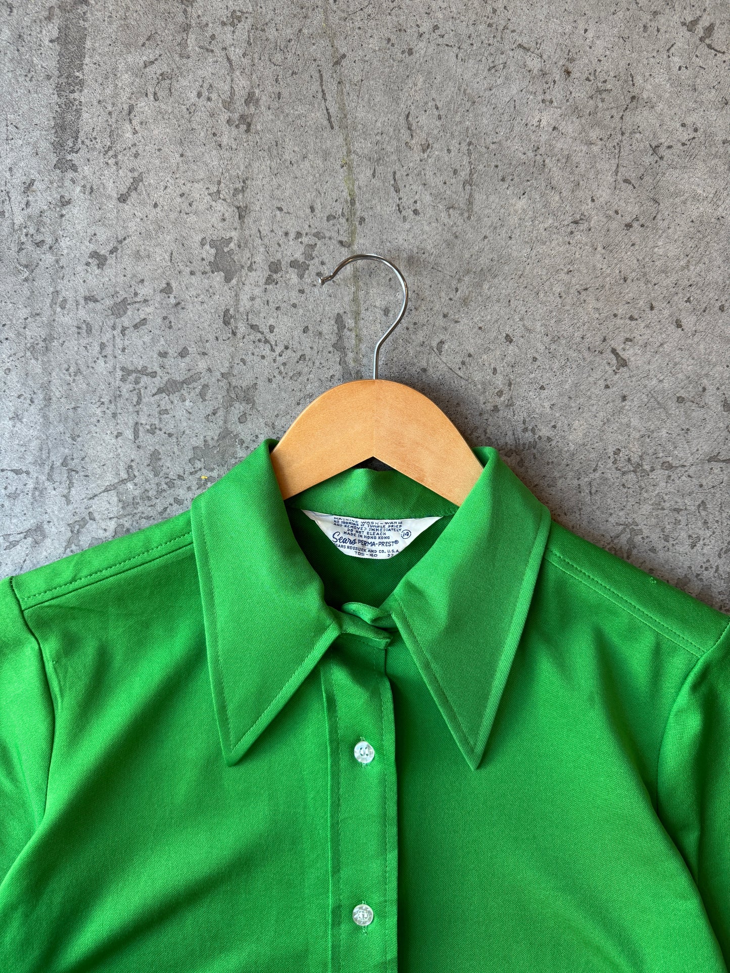 1970s Sears Button Up