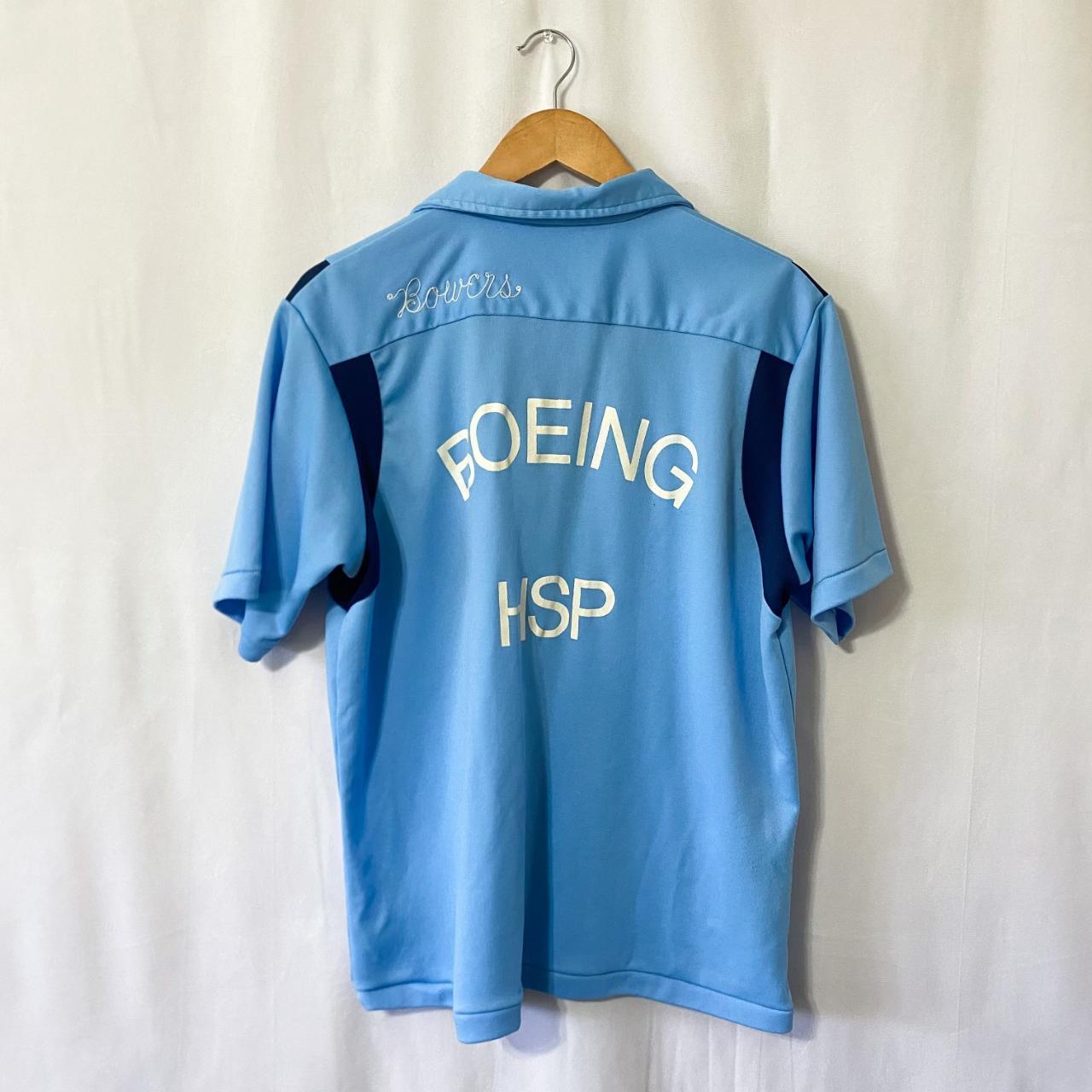 1970s Hilton “BOEING HSP” Bowling Shirt