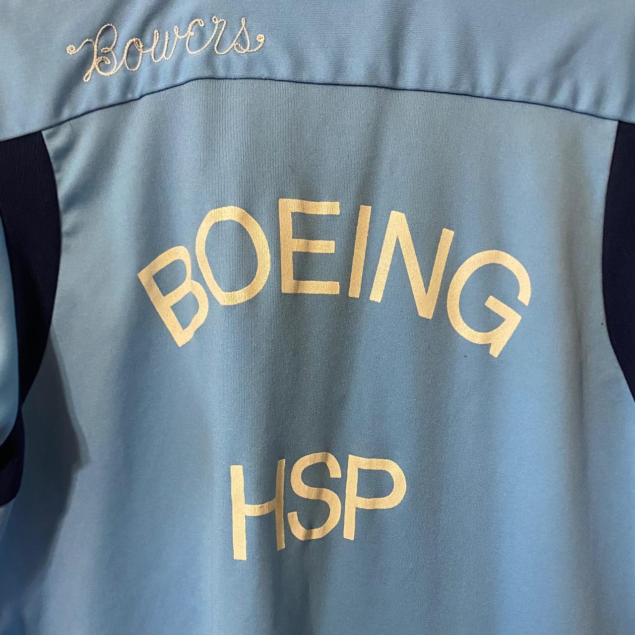 1970s Hilton “BOEING HSP” Bowling Shirt