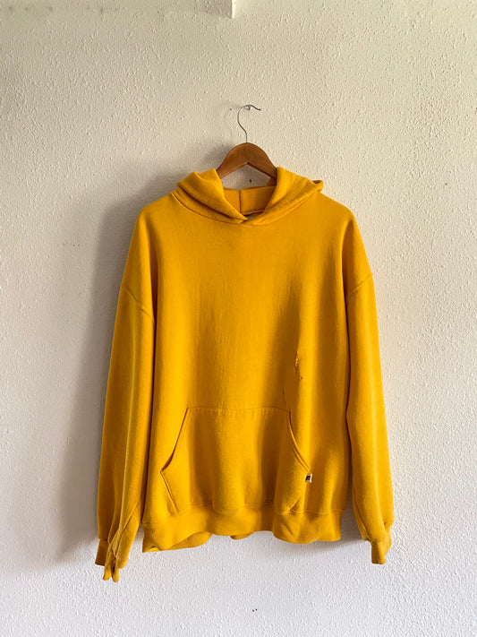 Y2K Faded Yellow Russell hoodie 