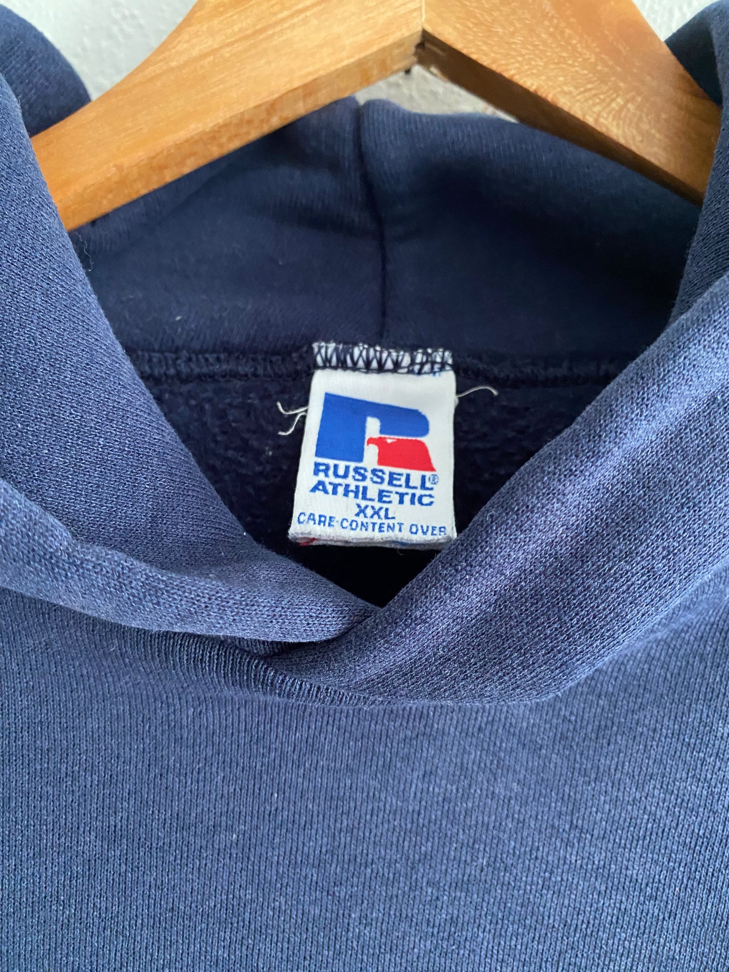 1990s Navy Russell hoodie 
