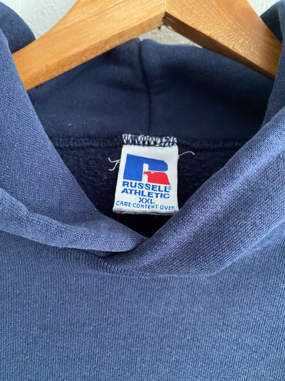 1990s Navy Russell hoodie 