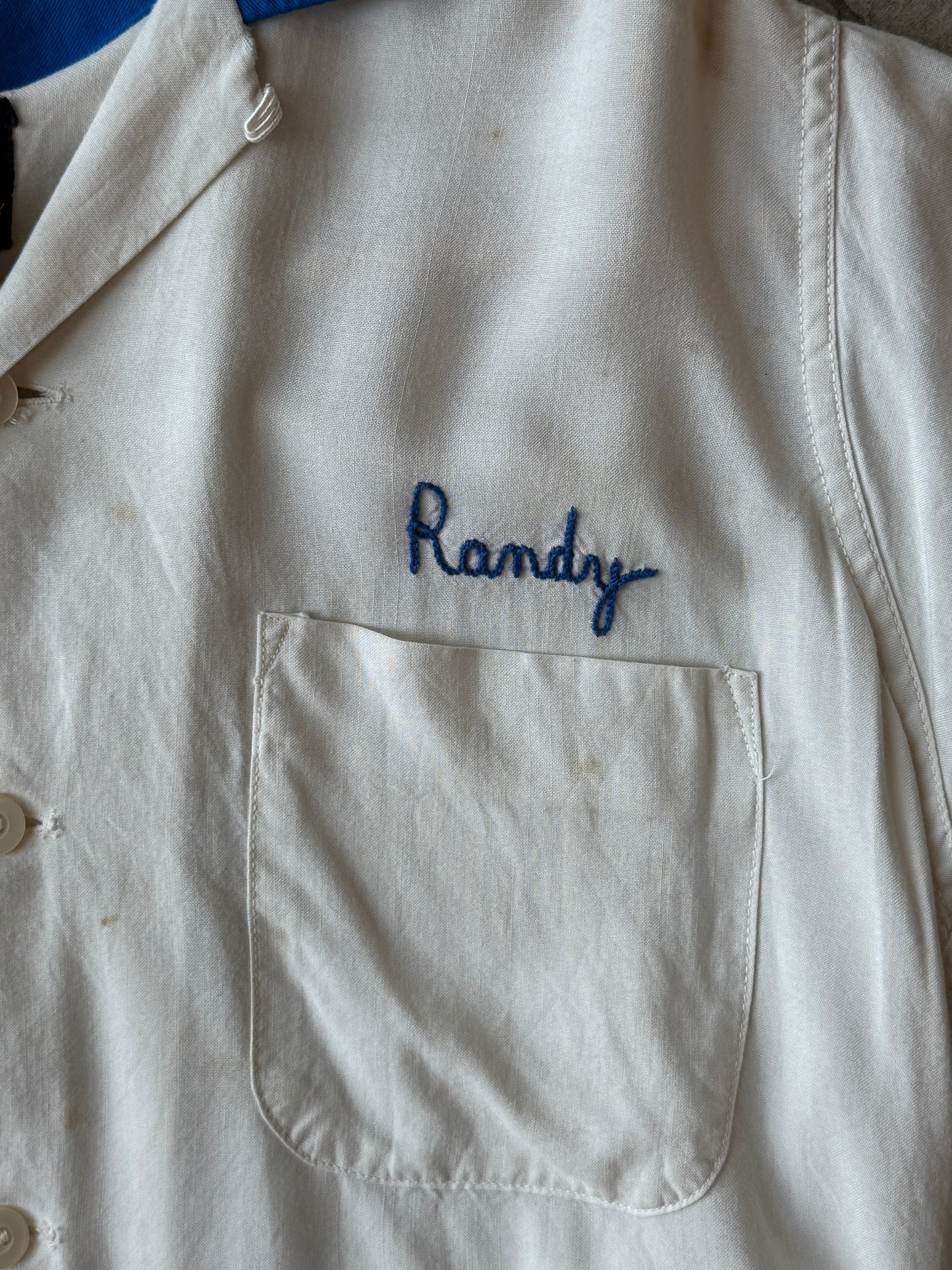 1960s Rayon Bowling Shirt "Randy"