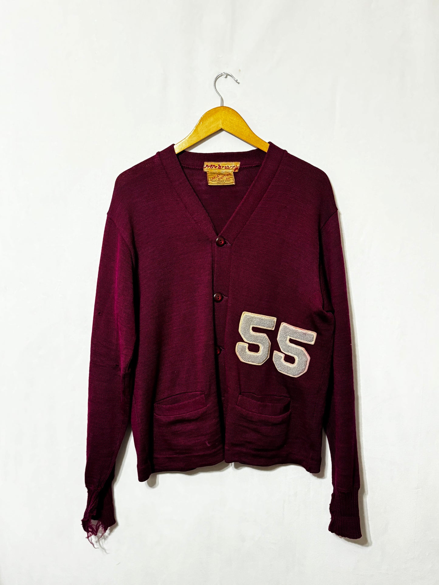 1950s Varsity Cardigan “55”