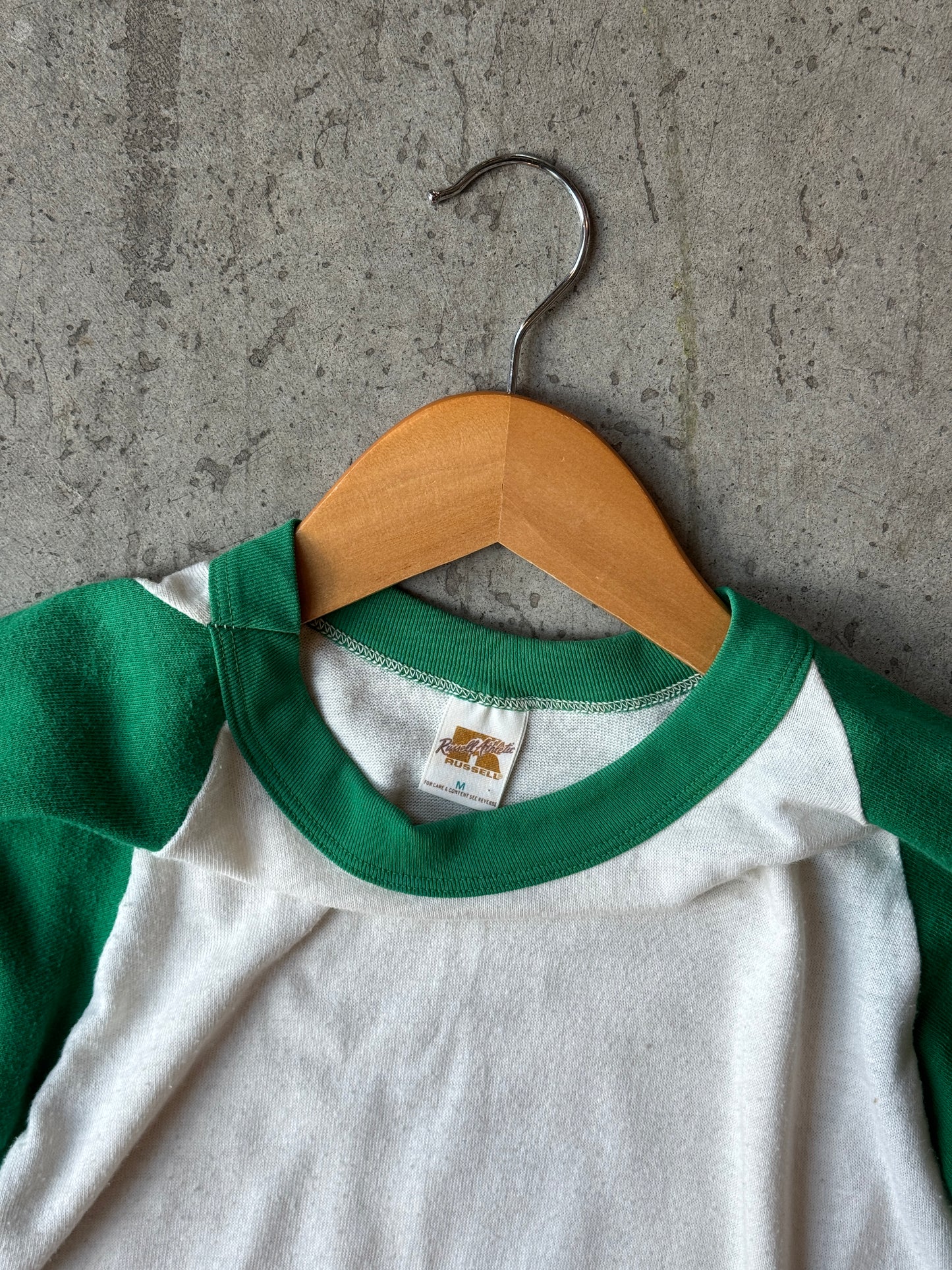 1970s Russell Raglan Tee