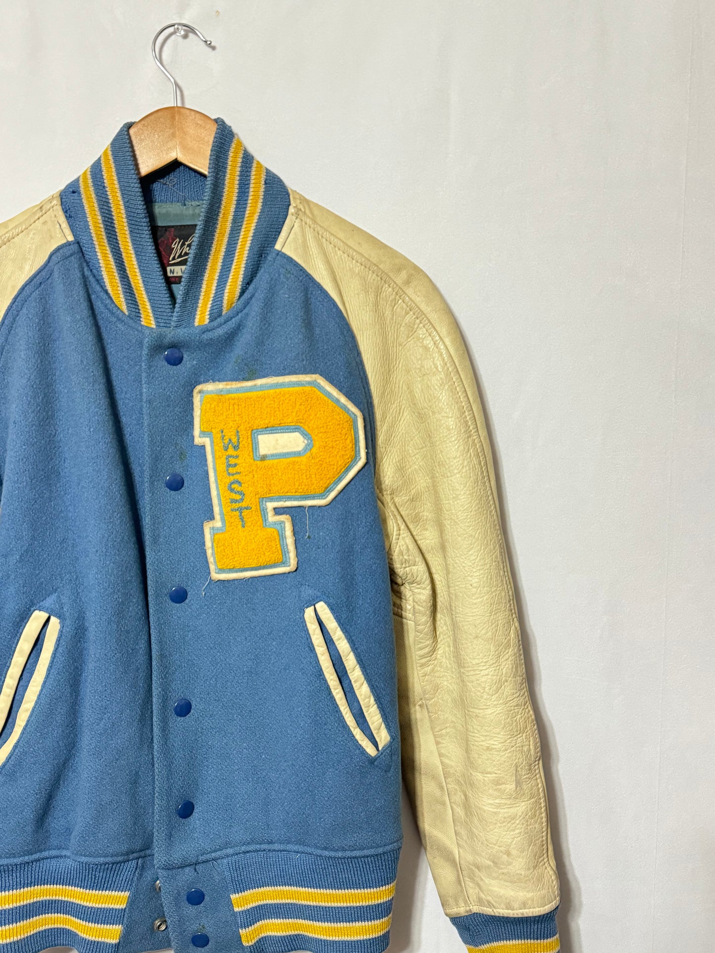 1970s varsity jacket “P”