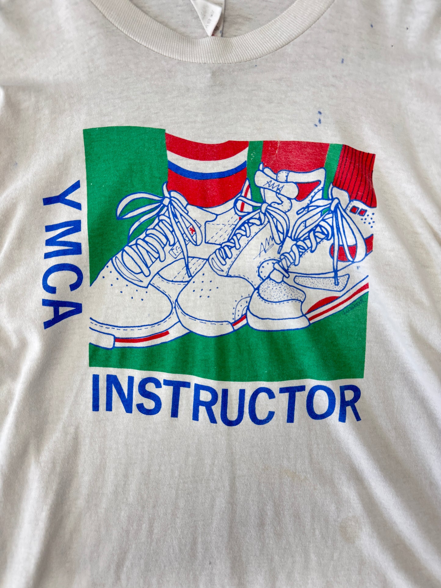 1980s YMCA tee